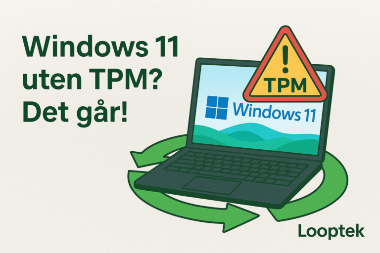 Windows 11 uten TPM looptek