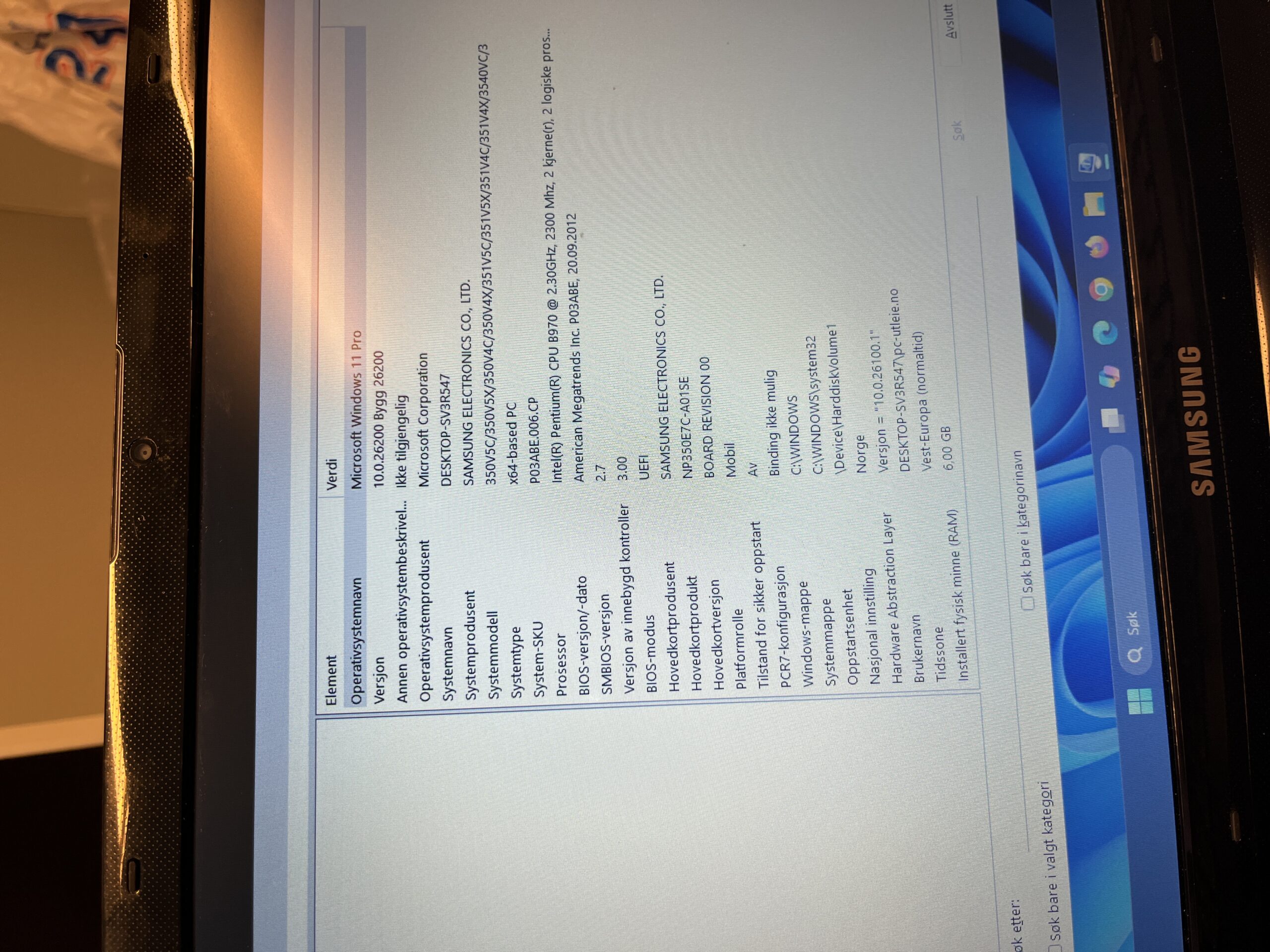 Samsung Serie 3 NP350E7C